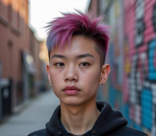 Urban hair styling inspired by Bushwick Brooklyn culture